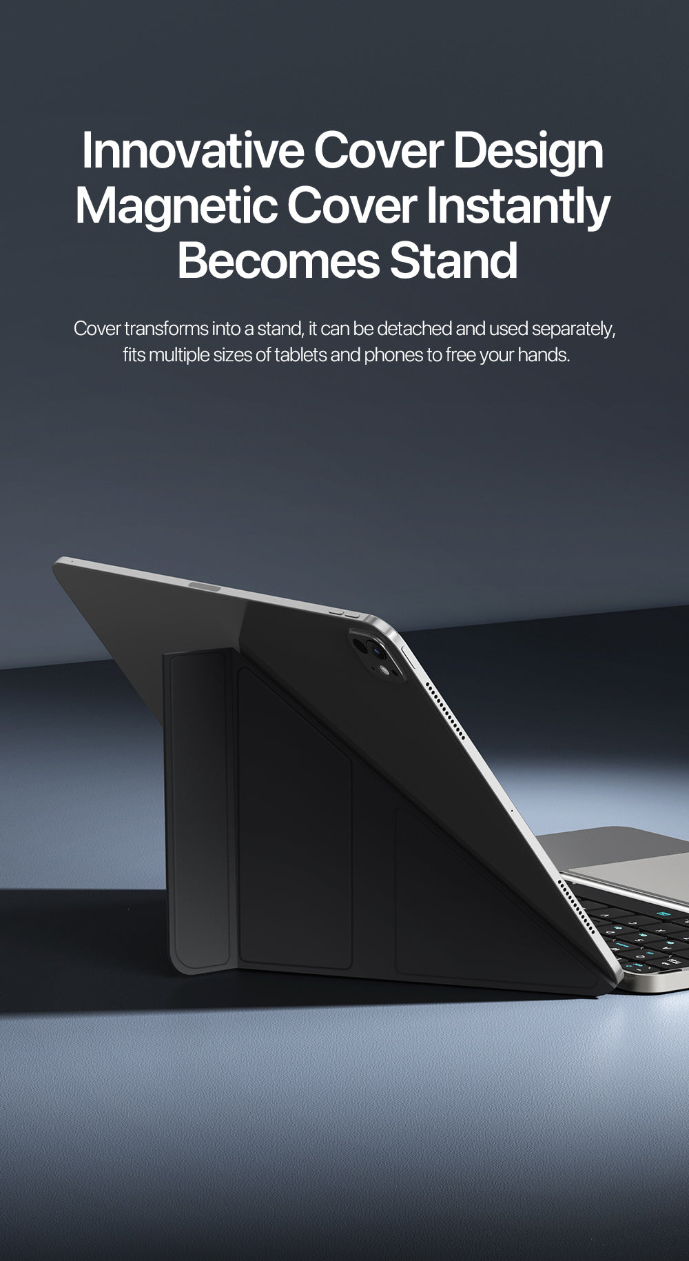 Flip-Style Foldable Wireless Keyboard