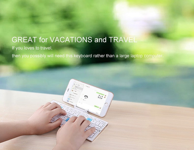 Mini Foldable Wireless Keyboard