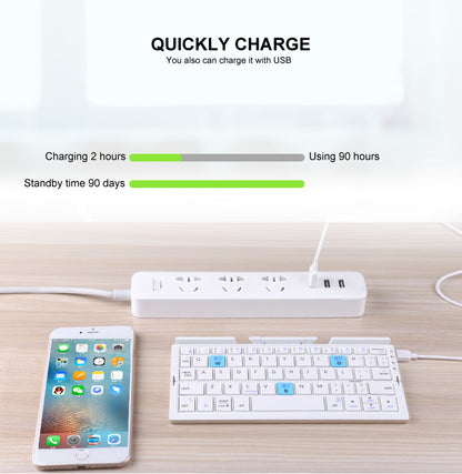 Mini Foldable Wireless Keyboard