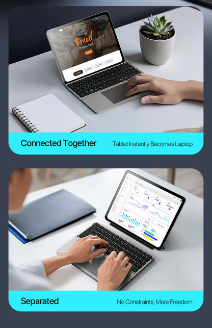 Flip-Style Foldable Wireless Keyboard