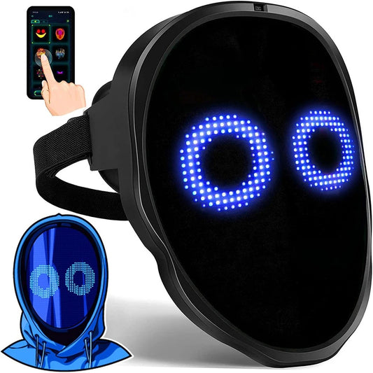 Full-Color LED Cosplay Mask