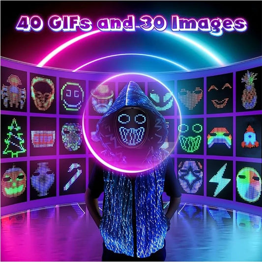 Full-Color LED Cosplay Mask