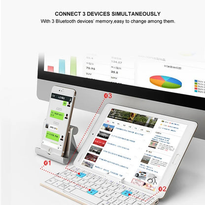 Mini Foldable Wireless Keyboard