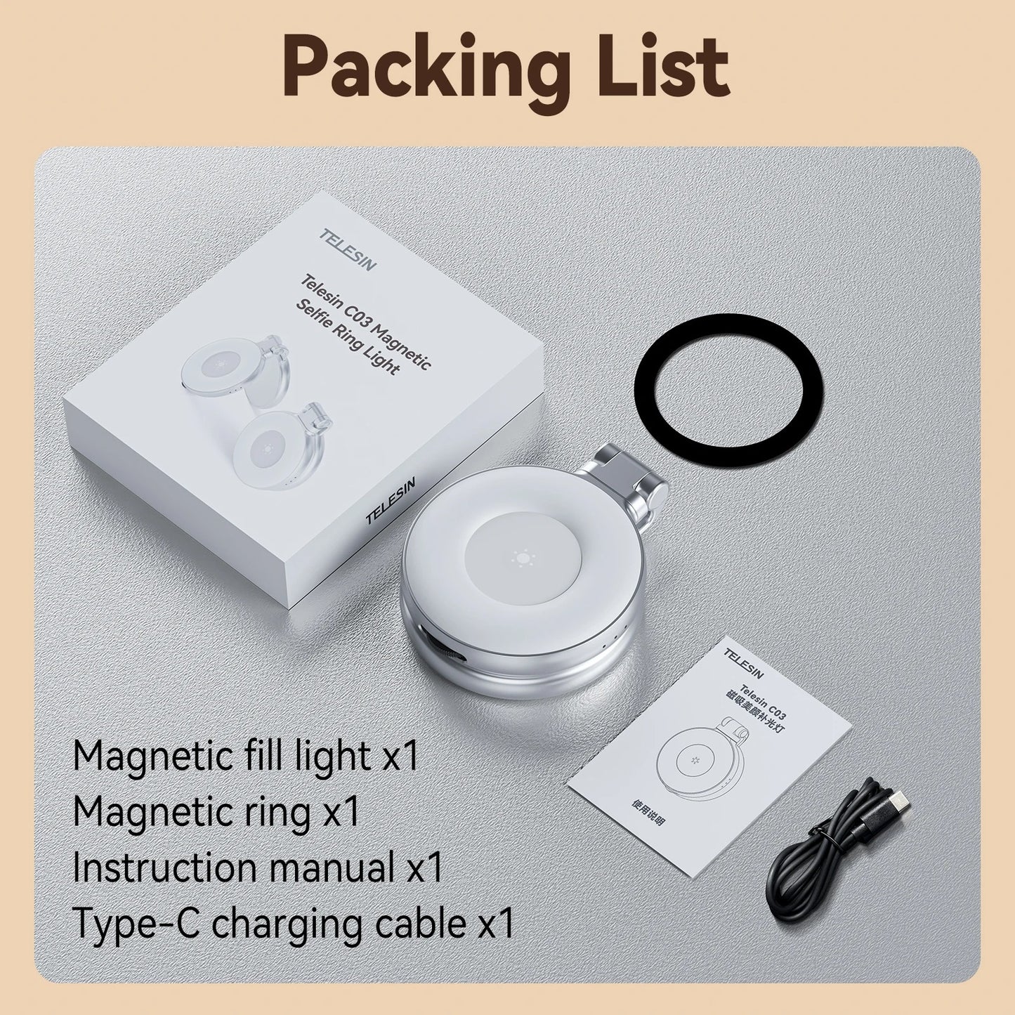Magnetic Fill Light
